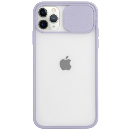 Чехол Camshield mate TPU со шторкой для камеры для Apple iPhone 12 Pro / 12 (6.1'') Сиреневый (10860)