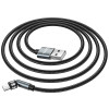 Дата кабель Hoco U94 ''Universal magnetic'' MicroUSB (1.2 m) Чорний (20560)