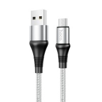 Дата кабель Hoco X50 ''Excellent'' USB to MicroUSB (1m) Серый (15023)