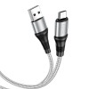 Дата кабель Hoco X50 ''Excellent'' USB to MicroUSB (1m) Сірий (15023)