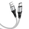 Дата кабель Hoco X50 ''Excellent'' USB to Type-C (1m) Сірий (23153)