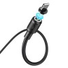 Дата кабель Hoco X52 ''Sereno magnetic'' USB to Lightning (1m) Чорний (15025)