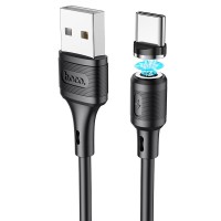 Дата кабель Hoco X52 ''Sereno magnetic'' USB to Type-C (1m) Чорний (15026)
