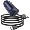АЗУ Hoco Z39 QC3.0 (2USB) + Type-C Синій (13810)