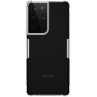 TPU чехол Nillkin Nature Series для Samsung Galaxy S21 Ultra Білий (12697)