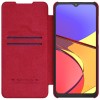 Кожаный чехол (книжка) Nillkin Qin Series для Samsung Galaxy A12 Червоний (21980)