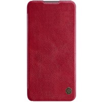 Кожаный чехол (книжка) Nillkin Qin Series для Xiaomi Redmi Note 9 4G / Redmi 9 Power Красный (10951)
