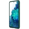 Карбоновая накладка Nillkin Camshield (шторка на камеру) для Samsung Galaxy S21+ Зелёный (12713)