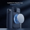 Карбоновая накладка Nillkin CamShield Pro Magnetic для Apple iPhone 12 Pro Max (6.7'') Чорний (12717)