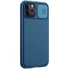 Карбоновая накладка Nillkin CamShield Pro Magnetic для Apple iPhone 12 Pro Max (6.7'') Синий (21982)
