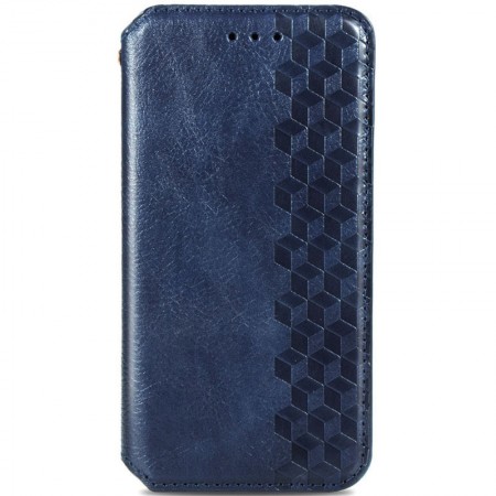 Кожаный чехол книжка GETMAN Cubic (PU) для Samsung Galaxy A52 5G Синій (10970)