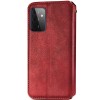 Кожаный чехол книжка GETMAN Cubic (PU) для Samsung Galaxy A72 5G Красный (10972)