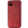 Кожаный чехол книжка GETMAN Cubic (PU) для Samsung Galaxy A12 Червоний (10989)