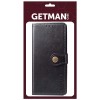 Кожаный чехол книжка GETMAN Gallant (PU) для Xiaomi Redmi Note 9 5G / Note 9T Черный (16302)