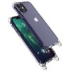 Чехол TPU Crossbody Transparent для Apple iPhone 11 (6.1'') Персиковий (11065)