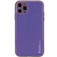 Кожаный чехол Xshield для Apple iPhone 12 Pro Max (6.7'') Фіолетовий (11233)