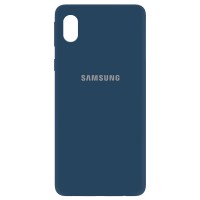 Чехол Silicone Cover My Color Full Protective (A) для Samsung Galaxy M01 Core / A01 Core Синій (15820)