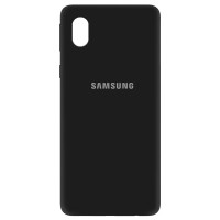 Чехол Silicone Cover My Color Full Protective (A) для Samsung Galaxy M01 Core / A01 Core Чорний (15819)