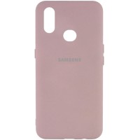Чехол Silicone Cover My Color Full Protective (A) для Samsung Galaxy A10s Рожевий (15828)