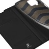 Чехол-книжка Dux Ducis с карманом для визиток для Samsung Galaxy A12 Черный (11237)