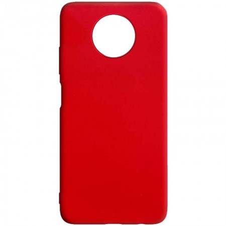 Силиконовый чехол Candy для Xiaomi Redmi Note 9 5G / Note 9T Красный (11331)