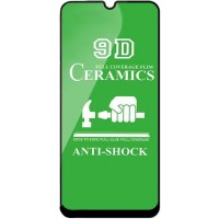 Защитная пленка Ceramics 9D (без упак.) для Samsung Galaxy A02s / A02 / M02s / M02 / A12 / M12 Чорний (16871)