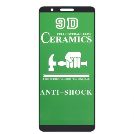 Защитная пленка Ceramics 9D (без упак.) для Samsung Galaxy M01 Core / A01 Core Черный (13683)