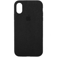 Чехол ALCANTARA Case Full для Apple iPhone X / XS (5.8'') Чорний (22133)