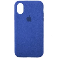 Чехол ALCANTARA Case Full для Apple iPhone XS Max (6.5'') Синій (11396)