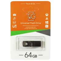 Флеш-драйв 3.0 USB Flash Drive T&G 117 Metal Series 64GB Чорний (14494)