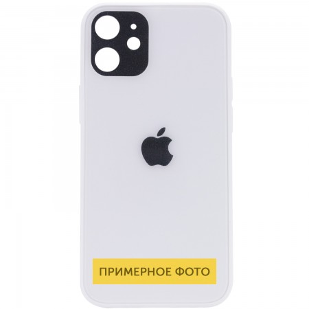 TPU+Glass чехол GLOSSY Logo Full camera для Apple iPhone XR (6.1'') Белый (12724)