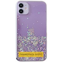TPU чехол Star Glitter для Apple iPhone 12 Pro / 12 (6.1'') Сиреневый (15830)