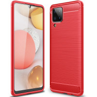 TPU чехол Slim Series для Samsung Galaxy A12 Красный (11436)