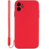 Чехол TPU Square Full Camera для Apple iPhone 11 (6.1'') Красный (11461)