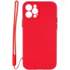 Чехол TPU Square Full Camera для Apple iPhone 12 Pro (6.1'') Красный (11474)