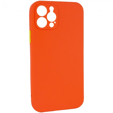 Чехол TPU Square Full Camera для Apple iPhone 12 Pro (6.1'') Оранжевый (11475)