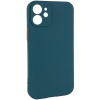 Чехол TPU Square Full Camera для Apple iPhone 12 mini (5.4'') Зелений (11486)