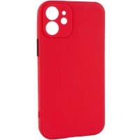 Чехол TPU Square Full Camera для Apple iPhone 12 mini (5.4'') Червоний (11482)