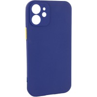 Чехол TPU Square Full Camera для Apple iPhone 12 mini (5.4'') Синій (11484)