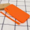 Чехол TPU Square Full Camera для Apple iPhone XS Max (6.5'') Оранжевый (11513)