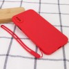 Чехол TPU Square Full Camera для Apple iPhone X / XS (5.8'') Красный (11511)
