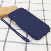 Чехол TPU Square Full Camera для Apple iPhone X / XS (5.8'') Синий (11508)