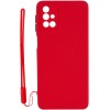 Чехол TPU Square Full Camera для Samsung Galaxy M31s Красный (11530)