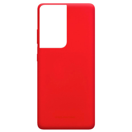 TPU чехол Molan Cano Smooth для Samsung Galaxy S21 Ultra Червоний (15846)