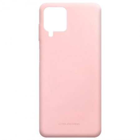 TPU чехол Molan Cano Smooth для Samsung Galaxy A12 Рожевий (15098)