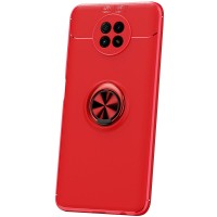 TPU чехол Deen ColorRing под магнитный держатель (opp) для Xiaomi Redmi Note 9 5G / Note 9T Червоний (11580)