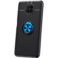 TPU чехол Deen ColorRing под магнитный держатель (opp) для Xiaomi Redmi Note 9 5G / Note 9T Черный (11579)