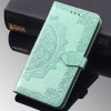 Кожаный чехол (книжка) Art Case с визитницей для Samsung Galaxy A12 Бирюзовый (13233)