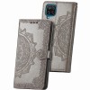 Кожаный чехол (книжка) Art Case с визитницей для Samsung Galaxy A12 Серый (13236)