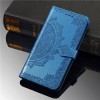 Кожаный чехол (книжка) Art Case с визитницей для Samsung Galaxy A12 Синій (13237)